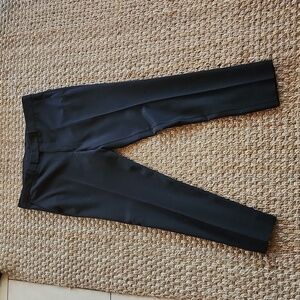 - J. Lindeberg Black Straight Leg Cotton Winter Dress Pants. Sz 36